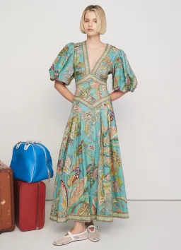 Alemais Franca Midi Dress Print Size 8 for rent on The Volte - image 1