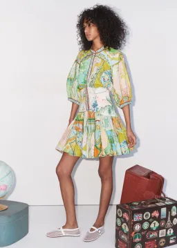 Alemais Atlas Mini Dress Multi Size 10 for rent on The Volte - image 1