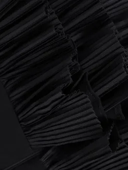 Acler Elsher Strapless Tiered Mini Dress Black Size 10 for rent on The Volte - image 4