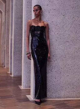 Rebecca Vallance Denise Gown Black Size 8  for rent on The Volte - image 1