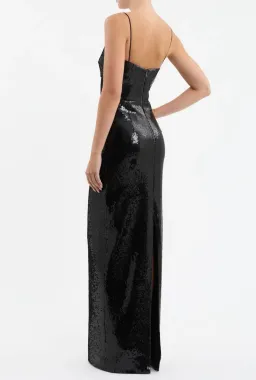 Rebecca Vallance Denise Gown Black Size 8  for rent on The Volte - image 3