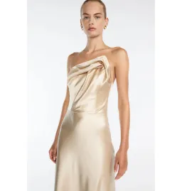 Manning Cartell Show Me Love Strapless Gown Champagne Size AU 10 for rent on The Volte - image 3