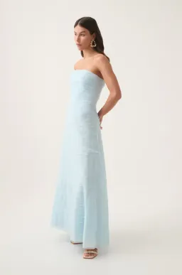 Aje Soundscape Maxi Dress in Sea Breeze Blue Size 16 for rent on The Volte - image 4