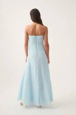 Aje Soundscape Maxi Dress in Sea Breeze Blue Size 16 for rent on The Volte - image 3