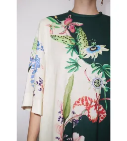 Alemais Aggie Midi Dress Multi/Floral Size 16 for rent on The Volte - image 3