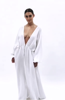 Natalie Rolt Ezra Gown Nude Size 8 for rent on The Volte - image 2