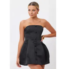 Bianca & Bridgett Elysse Mini Dress Black Size AU 6 for rent on The Volte - image 4