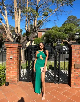 Nookie Belisse Gown Green Size S/Au 8  for rent on The Volte - image 1