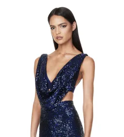 Nookie Pandora Crop + Skirt Set Blue Size S/Au 8 for rent on The Volte - image 1