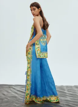 Alemais Linda Top and Pants Set Multi Floral Size 14 for rent on The Volte - image 3