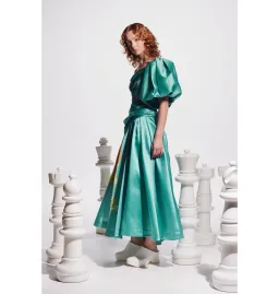 Alemais Regent Gown Jade Green Size AU 14  for rent on The Volte - image 2