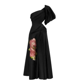 Alemais Regent Gown Noir Black Size AU 16 for rent on The Volte - image 4