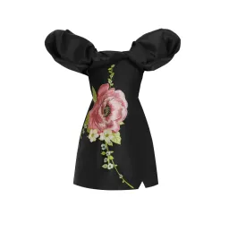 Alemais Regent Mini Dress Noir Black Size AU 16 for rent on The Volte - image 5