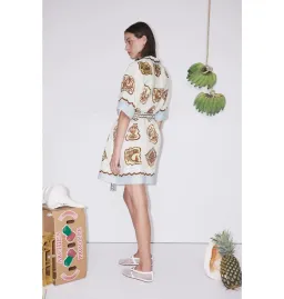 Alemais Relic Mini Dress Print Size AU 14 for rent on The Volte - image 3