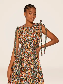 Agua Bendita Guaguanco La Fania Noche Dress  Floral Size 6 for rent on The Volte - image 6