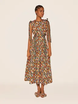 Agua Bendita Guaguanco La Fania Noche Dress  Floral Size 6 for rent on The Volte - image 5