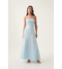 AJE Soundscape Maxi Dress Sea Breeze Size 10 for rent on The Volte - image 1