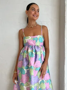 Alemais Luella Midi Dress In Lilac Size AU 16 for rent on The Volte - image 2