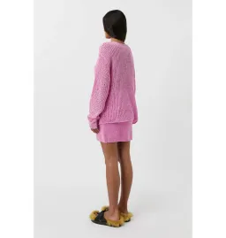 Camilla and Marc Mylo Knit Jumper S / AU 8 and Skirt Size M / AU 10 Set Bubblegum Pink for rent on The Volte - image 4