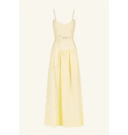 Shona Joy Limon Panelled Bustier Maxi Dress in Lemonade Size AU 8 for rent on The Volte - image 5