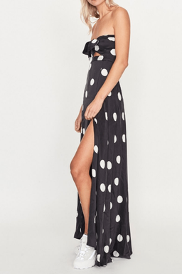 Bec and Bridge Black Polka dot maxi dress 6 for rent on The Volte - image 2