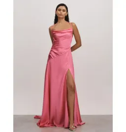 Leo Lin Melodie Gown Watermelon Size AU 16 for rent on The Volte - image 1