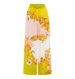 Alemais Silas Shirt  Size AU 10 and Pant  Size AU 12 Set Multi/Floral for rent on The Volte - image 5