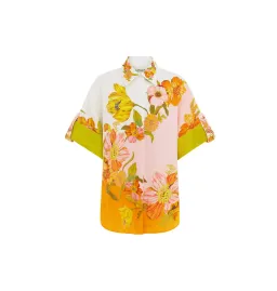 Alemais Silas Shirt  Size AU 10 and Pant  Size AU 12 Set Multi/Floral for rent on The Volte - image 4