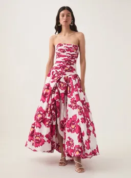 Aje Behold Maxi Dress Blooming Blooms Size 10 for rent on The Volte - image 1