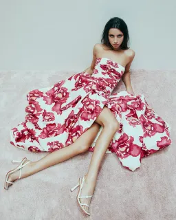 Aje Behold Maxi Dress Blooming Blooms Size 10 for rent on The Volte - image 2