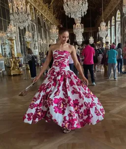 Aje Behold Maxi Dress Blooming Blooms Size 10 for rent on The Volte - image 7