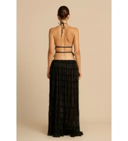 Arcina Ori Juliette Halter and Skirt Set in Black Size 6 for rent on The Volte - image 3
