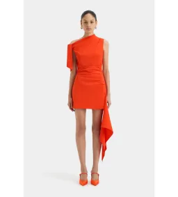 Sir The Label Dahlia Mini Dress in Tangerine Size 1/Au 8 for rent on The Volte - image 1