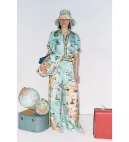 Alemais Swell Shirt and Pant Set Print Size 8 for rent on The Volte - image 1