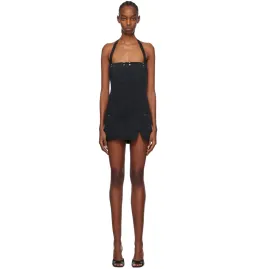 Dion Lee Aprion Mini Dress Black Size AU 6 for rent on The Volte - image 1