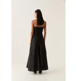 Aje Soundscape Maxi Dress in Black Size AU 10 for rent on The Volte - image 3