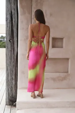 The Wolf Gang Makena Maxi Dress Pink Size 8 for rent on The Volte - image 3