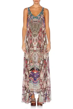 Camilla Franks Kilimanjaro Odyssey V Neck Racerback Dress Print Size 2 / M / AU 12 for rent on The Volte - image 1