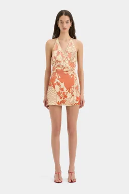 Sir The Label Como Twist Mini Dress in Paradiso Print Size 10 for rent on The Volte - image 1