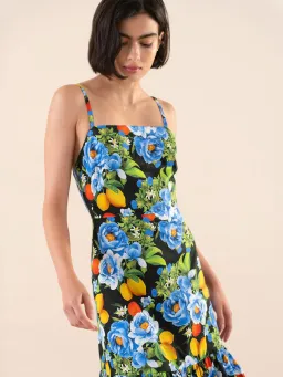 Borgo De Nor Cordelia Printed Maxi Dress Floral Size 8 for rent on The Volte - image 2