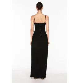 Manning Cartell Double Time Pleat Maxi Dress in Black Size AU 6 for rent on The Volte - image 4