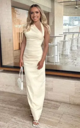 Sir the Label Giacomo Gown Butter Size 8 for rent on The Volte - image 4