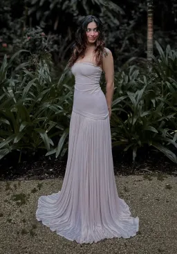 Helsa The Naomi Gown Barely Pink Size 10 for rent on The Volte - image 6