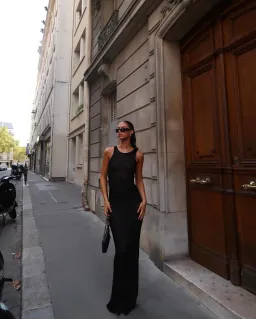 Asta Resort Natalia Long Maxi Dress in Black Sequin Size M / AU 10 for rent on The Volte - image 6