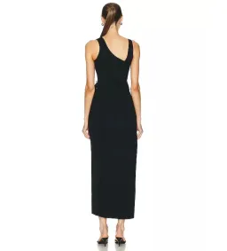 Sir The Label Modernist Belted Midi Dress Black Size 0 / AU 6 for rent on The Volte - image 3