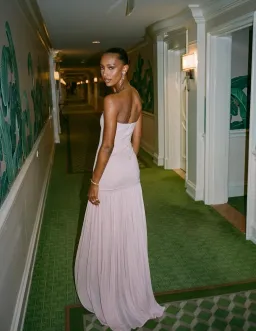 Helsa Studios The Naomi Dress Pink Size 6  for rent on The Volte - image 3