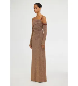 Significant Other Gia Gown Bronze Size 8 for rent on The Volte - image 3