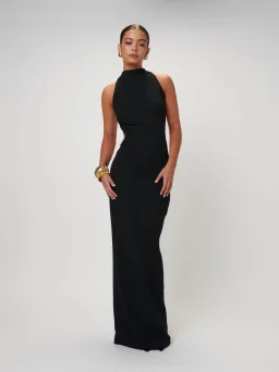 Effie Kats Ambre Gown in Black Size M / AU 10 for rent on The Volte - image 1
