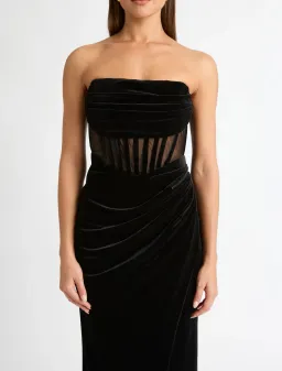Sheike Trinity Maxi Dress Black Size 8 for rent on The Volte - image 2