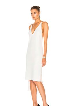  Dion Lee White wash Fine Line Dress Size 6 for rent on The Volte - image 4